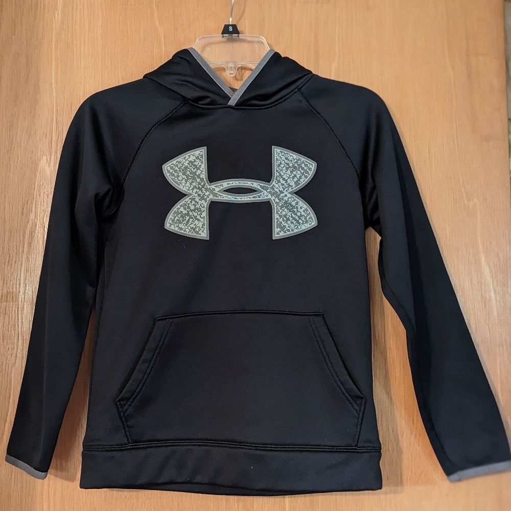 UNDER ARMOUR | STORM Loose ColdGear Black Hoodie Sweatshirt | Youth Medium